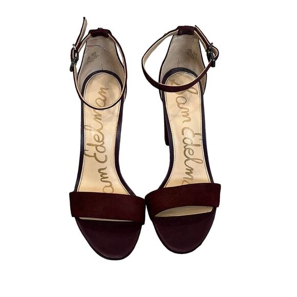 Sam Edelman Shoes - Sam Edelman - High Block Heel Sandal in Eggplant